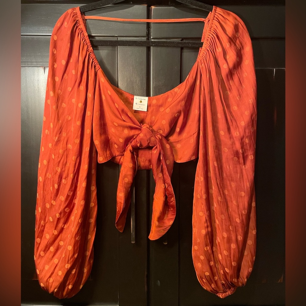 By Together Long Sleeve Crop Top Size S